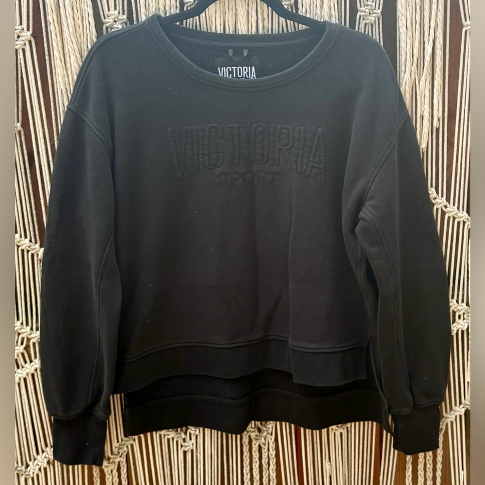 Victoria's Secret Black Sweatshirt. Somewhat vintage. Size S